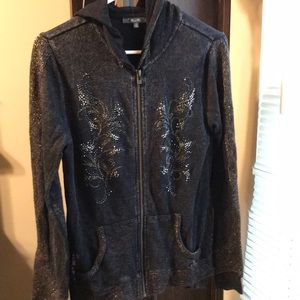 Miss me XS jacket with hoodie. Used gently.